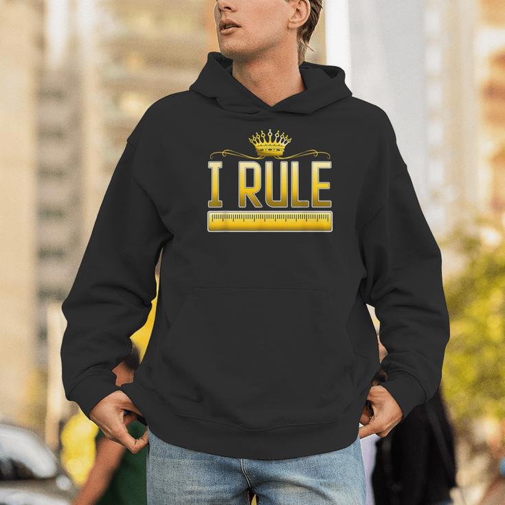 I Rule Math Ruler Mathematics Pun Math Teacher Men Women Girls Kids Men Hoodie, funny gift I Rule Math Ruler Mathematics Pun Math Teacher Men Women Girls Kids Men Hoodie, funny gift