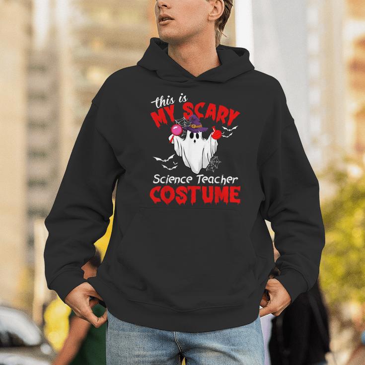This Is My Scary Science Teacher Costume Ghost Halloween Men Hoodie, Science Teacher Hoodies, funny gift