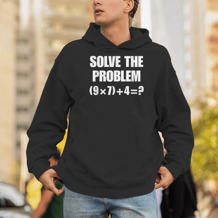 Solve The Problem 67 Teacher Men Hoodie, funny gift Solve The Problem 67 Teacher Men Hoodie, funny gift