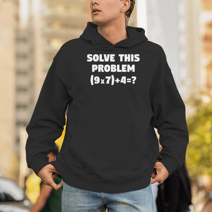 Solve This Problem 9X7467 Elementary Math Teacher Men Hoodie, funny gift Solve This Problem 9X7467 Elementary Math Teacher Men Hoodie, funny gift