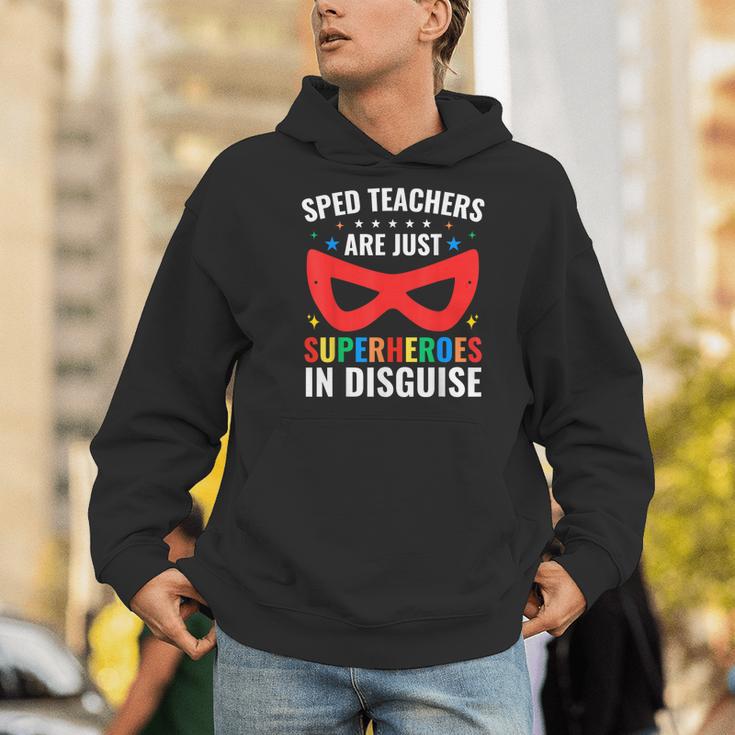 SPED Teacher Are Just Superheroes Disguise Special Education Men Hoodie, funny gift SPED Teacher Are Just Superheroes Disguise Special Education Men Hoodie, funny gift