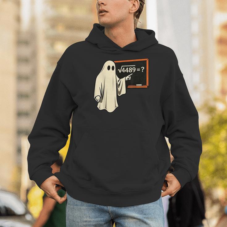 Square Root 67 Ghost Math Teacher 4489 Meme Halloween Men Hoodie, funny gift