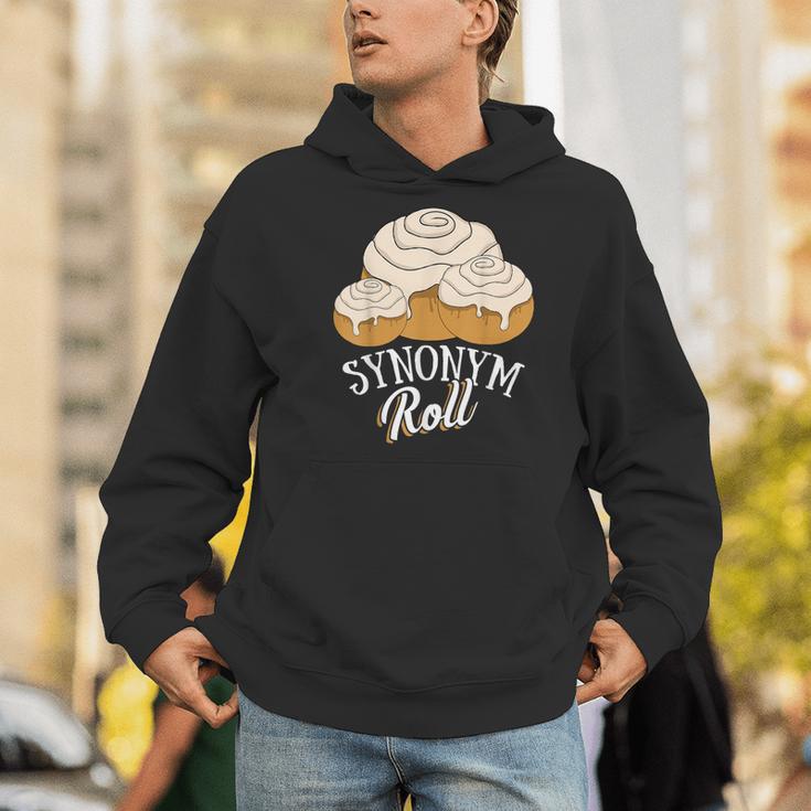 Synonym Roll Teacher And Grammar Geeks Pun For Men Women Kids Men Hoodie, funny gift