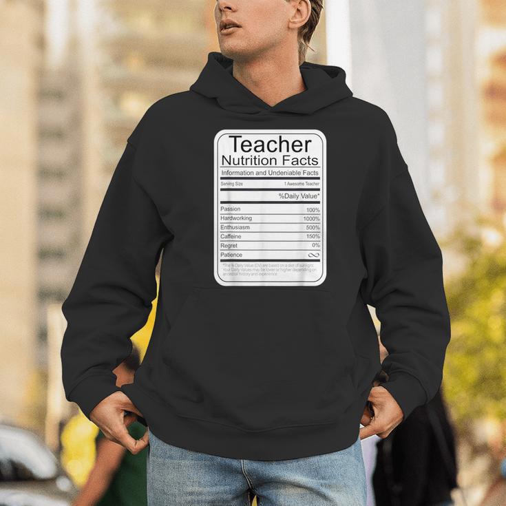 Teacher Nutrition Facts Teachers Nutritional Fact Men Hoodie, funny gift Teacher Nutrition Facts Teachers Nutritional Fact Men Hoodie, funny gift