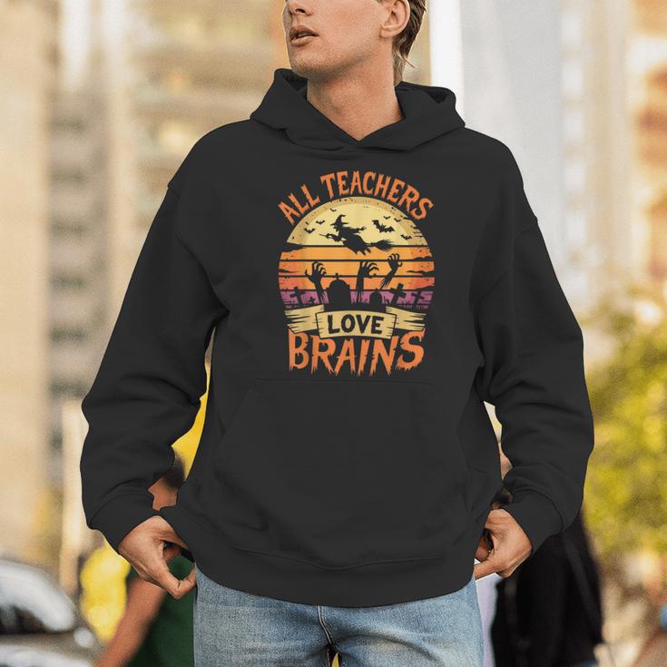 All Teachers Love Brains Halloween Teacher Men Hoodie, funny gift All Teachers Love Brains Halloween Teacher Men Hoodie, funny gift