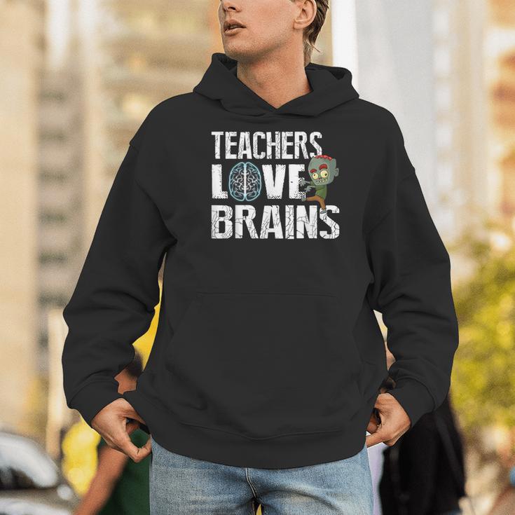 Teachers Love Brains Zombie Halloween Hilarious Men Hoodie, funny gift Teachers Love Brains Zombie Halloween Hilarious Men Hoodie, funny gift