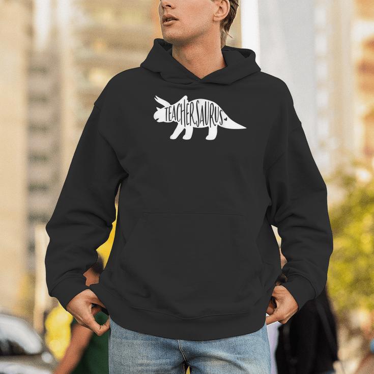 Teachersaurus Like A Normal Teacher Awesome Dinosaur Teacher Men Women Girls Kids Men Hoodie, funny gift