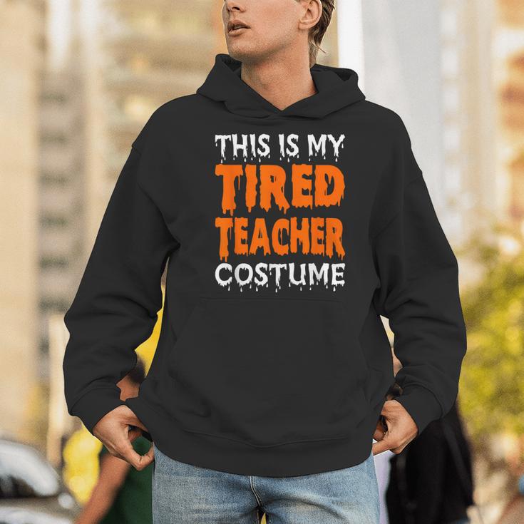 This Is My Tired Teacher Costume Quick Easy Lazy Halloween For Men Women Men Hoodie, funny gift