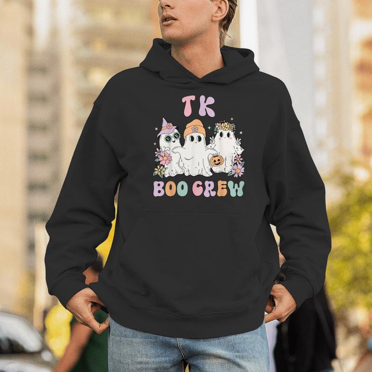 TK Boo Crew Retro Groovy Halloween Floral Ghost TK Teacher Men Hoodie, Groovy Teacher Hoodies, funny gift TK Boo Crew Retro Groovy Halloween Floral Ghost TK Teacher Men Hoodie, Groovy Teacher Hoodies, funny gift