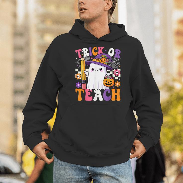 Trick Or Teach Teacher Pencil Ghost Halloween Teacher Men Hoodie, funny gift Trick Or Teach Teacher Pencil Ghost Halloween Teacher Men Hoodie, funny gift
