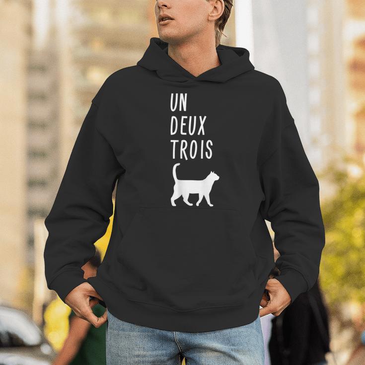 Un Deux Trois Cat Shirt French Teacher Men Hoodie, funny gift