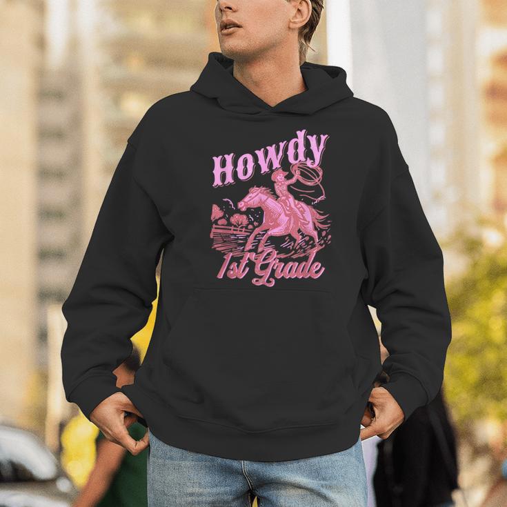 Vintage Howdy First Grade Cowgirl Teacher Western School Men Hoodie, First Grade Teacher Hoodies, funny gift Vintage Howdy First Grade Cowgirl Teacher Western School Men Hoodie, First Grade Teacher Hoodies, funny gift