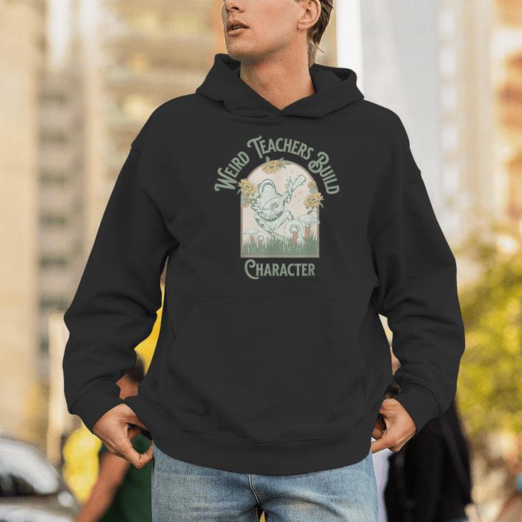 Weird Teachers Build Character- Teacher's Day Men Hoodie, funny gift Weird Teachers Build Character- Teacher's Day Men Hoodie, funny gift