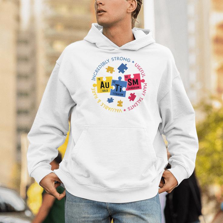 Autism Awareness Shirt Periodic Puzzle Science Teacher Men Women Kids Men Hoodie, Science Teacher Hoodies, funny gift