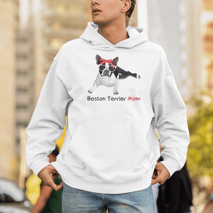 Boston Terrier Mom Bandana Boston Terrier Dog Men Hoodie, Boston Terrier Mom Hoodies, funny gift