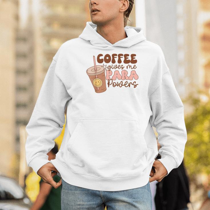 Coffee Gives Me Para Powers Parapro Teacher Squad Men Hoodie, funny gift Coffee Gives Me Para Powers Parapro Teacher Squad Men Hoodie, funny gift