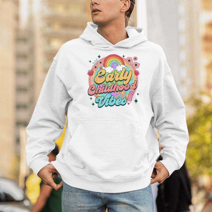 Daycare Teacher Daycare Provider Early Childhood Vibes Men Hoodie, funny gift Daycare Teacher Daycare Provider Early Childhood Vibes Men Hoodie, funny gift
