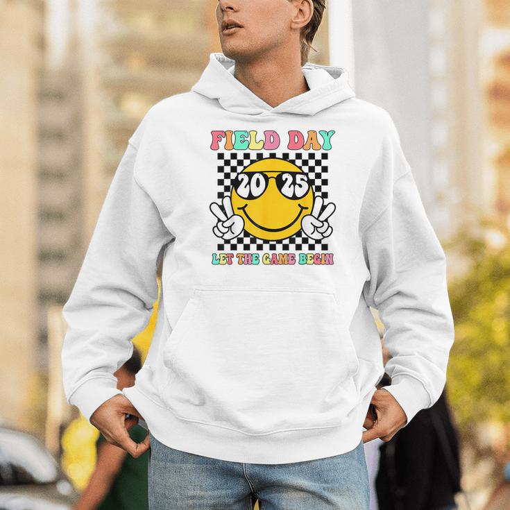 Field Day 2025 Let The Games Begin Yellow Team Teachers Kids Men Hoodie, funny gift Field Day 2025 Let The Games Begin Yellow Team Teachers Kids Men Hoodie, funny gift