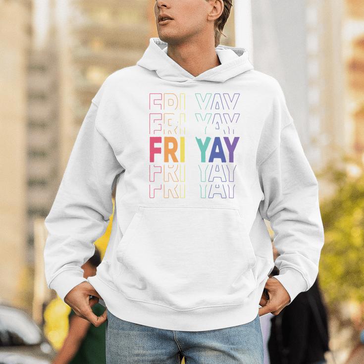 Happy Fri Yay Teacher Friday Saying Men Hoodie, funny gift