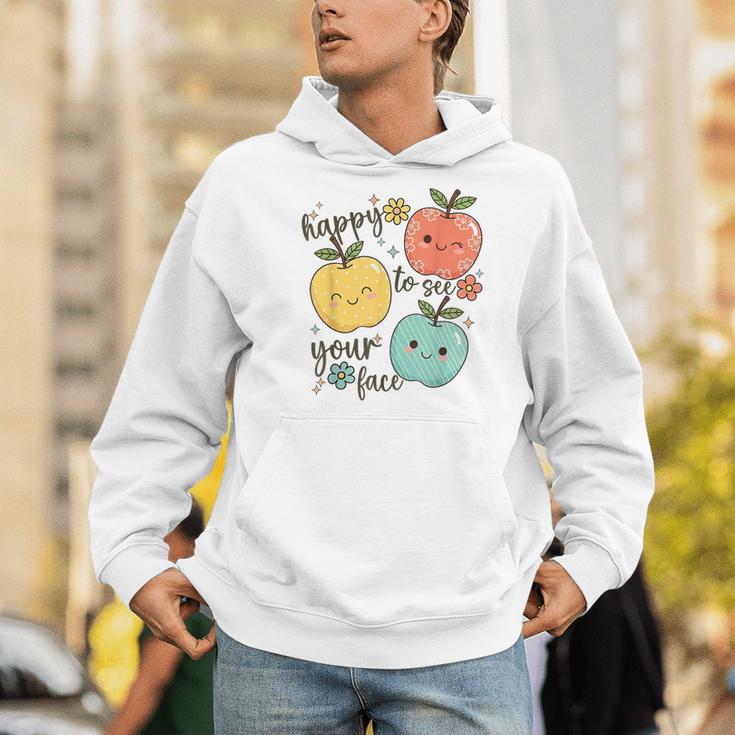 Happy To See Your Face Teacher Apple Men Hoodie, funny gift Happy To See Your Face Teacher Apple Men Hoodie, funny gift