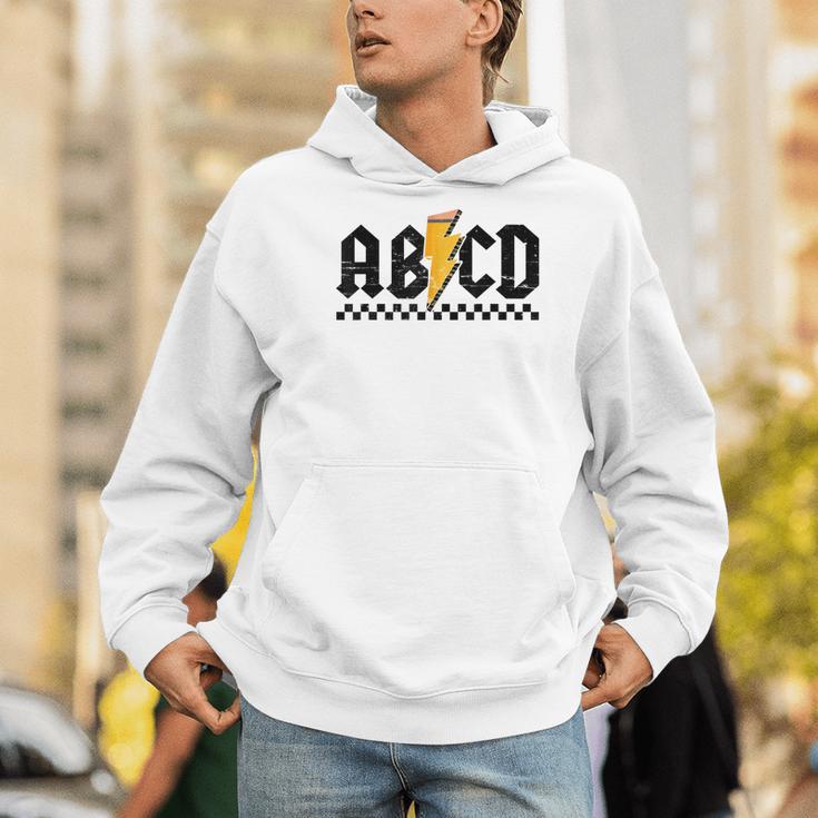 Lightning Pencil Rock'n Roll ABCD Teacher Back To School Kid Men Hoodie, funny gift Lightning Pencil Rock'n Roll ABCD Teacher Back To School Kid Men Hoodie, funny gift