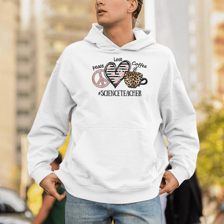 Peace Love Coffee Science Teacher Men Hoodie, Science Teacher Hoodies, funny gift Peace Love Coffee Science Teacher Men Hoodie, Science Teacher Hoodies, funny gift