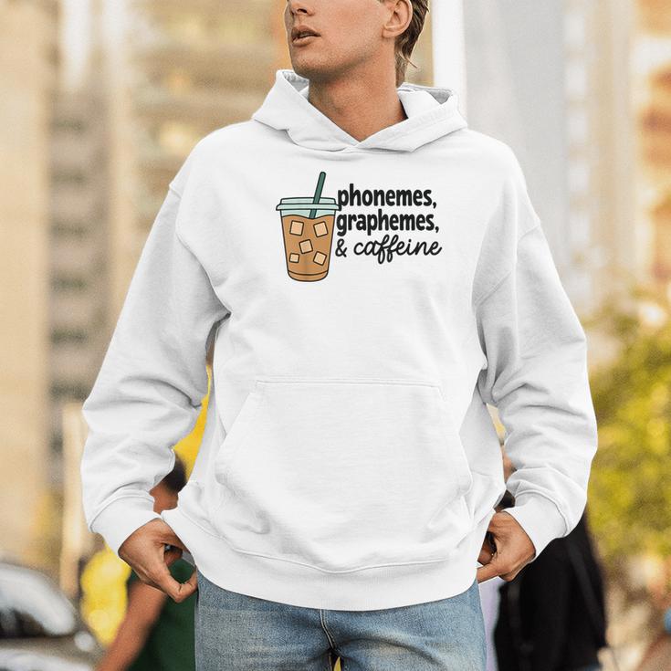 Phonemes Graphemes And Caffeine Coffee Teacher Appreciation Men Hoodie, funny gift Phonemes Graphemes And Caffeine Coffee Teacher Appreciation Men Hoodie, funny gift