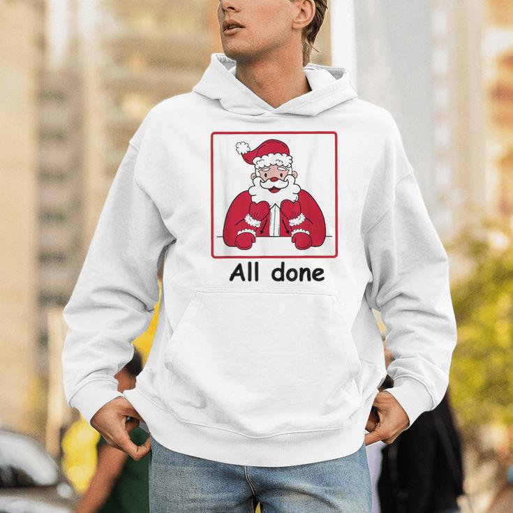 Retro All Done Christmas Special Ed Teacher Team Santa Women Men Hoodie, funny gift Retro All Done Christmas Special Ed Teacher Team Santa Women Men Hoodie, funny gift