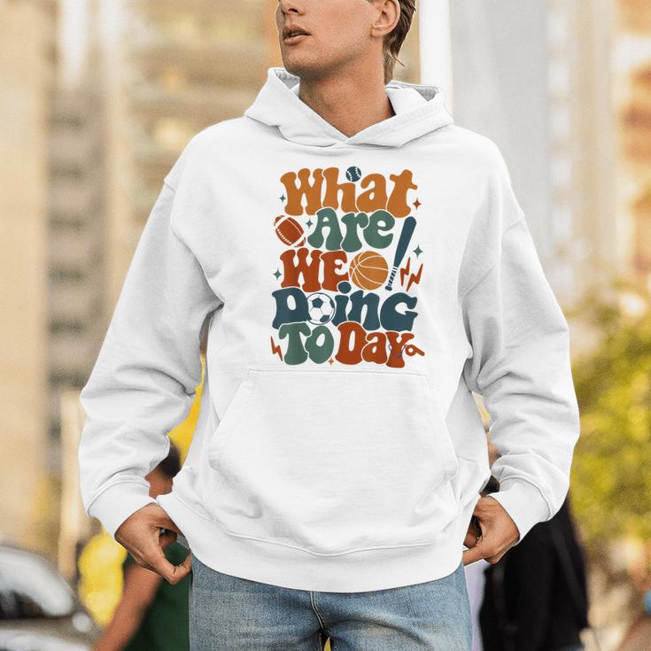 Retro PE Teacher What Are We Doing Today School Coach Women Men Hoodie, Pe Teacher Hoodies, funny gift