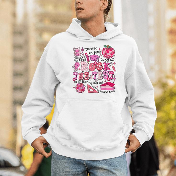 Rock The Test Testing Day Don't Stress Do Your Best Teacher For Men Women Girls Kids Men Hoodie, funny gift Rock The Test Testing Day Don't Stress Do Your Best Teacher For Men Women Girls Kids Men Hoodie, funny gift