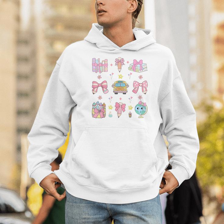 School Pencils And Bows Teacher Bow Coquette Pencil Girls Men Hoodie, funny gift School Pencils And Bows Teacher Bow Coquette Pencil Girls Men Hoodie, funny gift