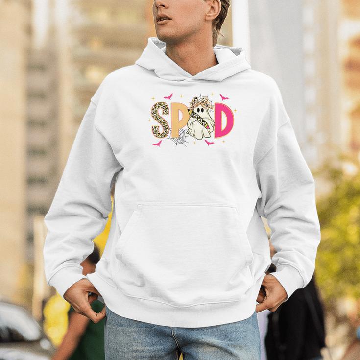 Sped Teacher Halloween Ghost Special Education Preppy Fall Men Hoodie, funny gift