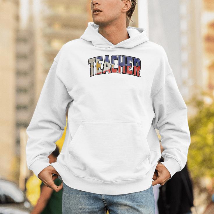 Teacher Filipino Vintage Heritage DNA Flag Men Hoodie, funny gift Teacher Filipino Vintage Heritage DNA Flag Men Hoodie, funny gift