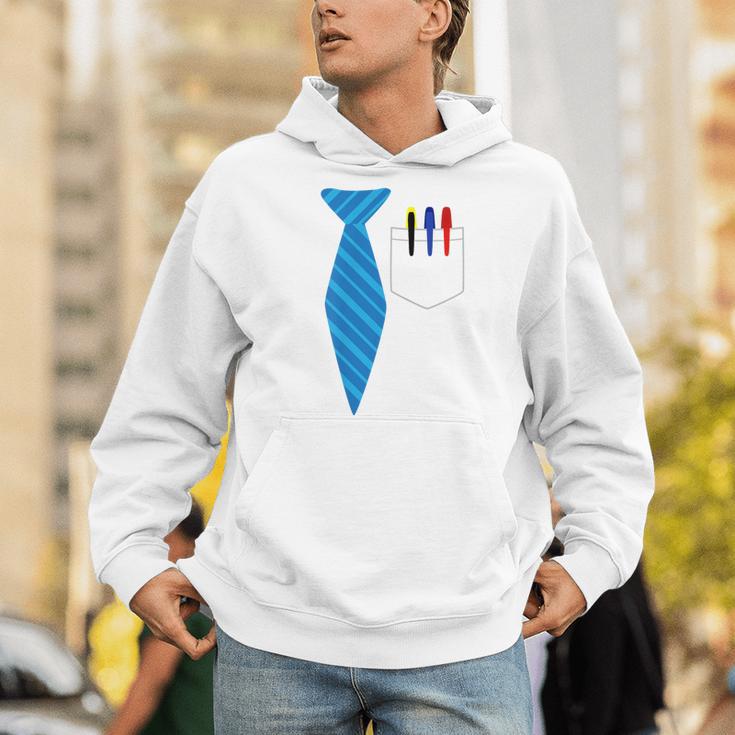 Teacher Tie & Pocket Protector Costume School Men Hoodie, funny gift Teacher Tie & Pocket Protector Costume School Men Hoodie, funny gift