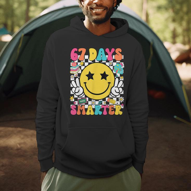 67th Day Of School Shirt 67 Days Smarter Teacher Boy Girls Men Hoodie, novelty gifts, funny gifts