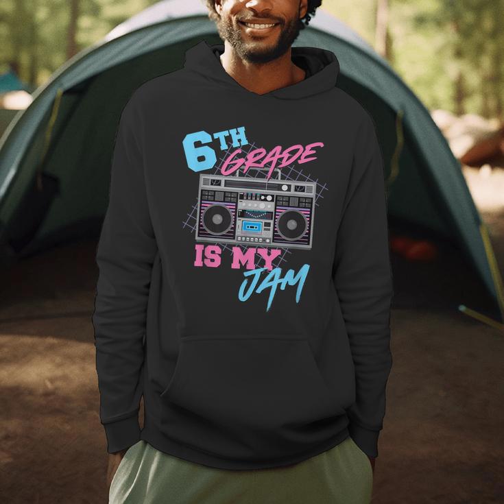 6th Grade Is My Jam Vintage 80s Boombox Teacher Student Men Hoodie, novelty gifts, funny gifts 6th Grade Is My Jam Vintage 80s Boombox Teacher Student Men Hoodie, novelty gifts, funny gifts