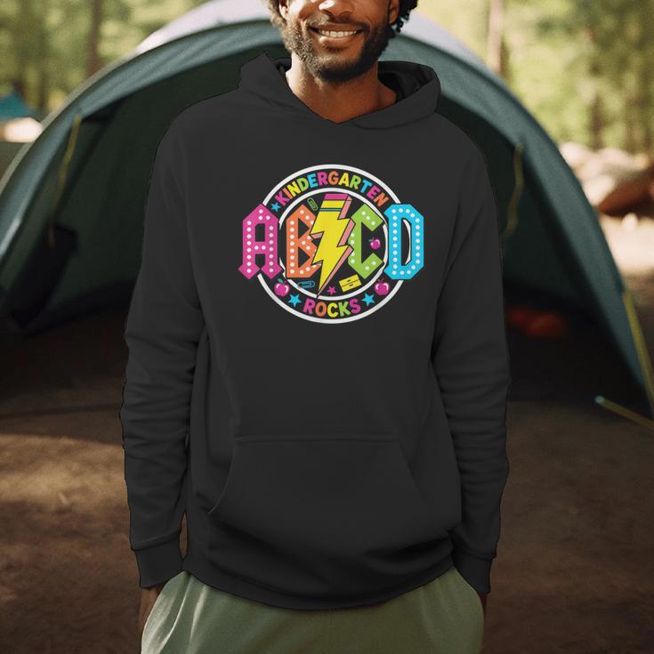 ABCD Kindergarten Rocks Back To School Teachers Students Men Hoodie, novelty gifts, funny gifts