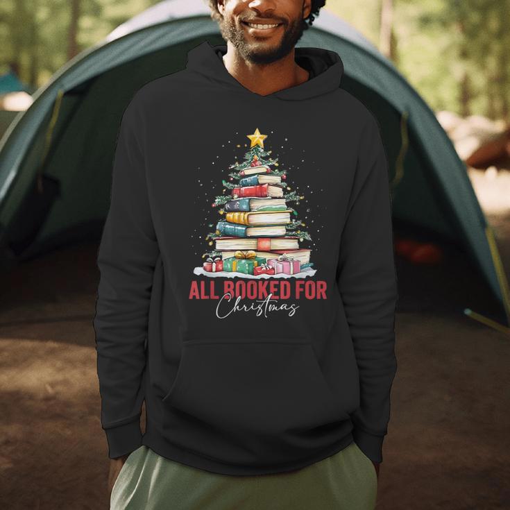 All Booked For Christmas Xmas Tree Teacher Holiday Pajamas Men Hoodie, novelty gifts, funny gifts All Booked For Christmas Xmas Tree Teacher Holiday Pajamas Men Hoodie, novelty gifts, funny gifts
