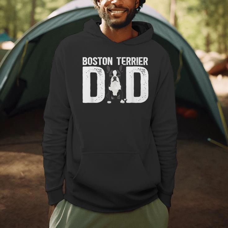Boston Terrier Dad Of A Bostie Dad Bostie Father Men Hoodie, novelty gifts, funny gifts