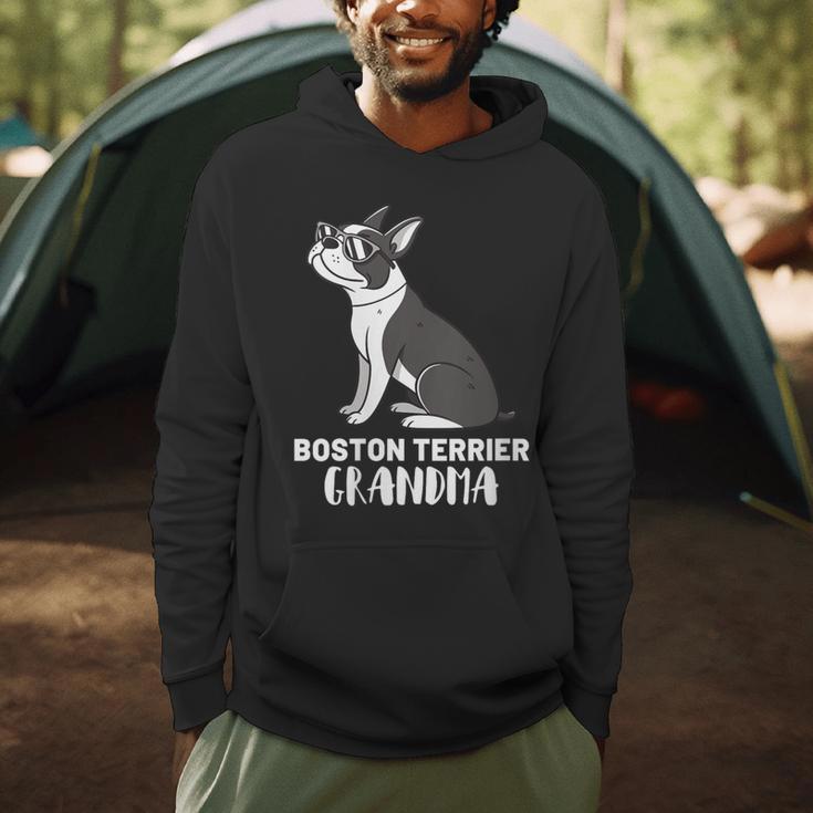 Boston Terrier Dog Owner Grandma Men Hoodie, novelty gifts, funny gifts