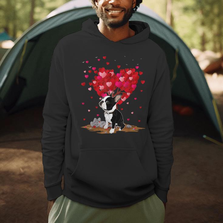 Boston Terrier Lover Heart Shape Boston Terrier Valentine Men Hoodie, novelty gifts, funny gifts