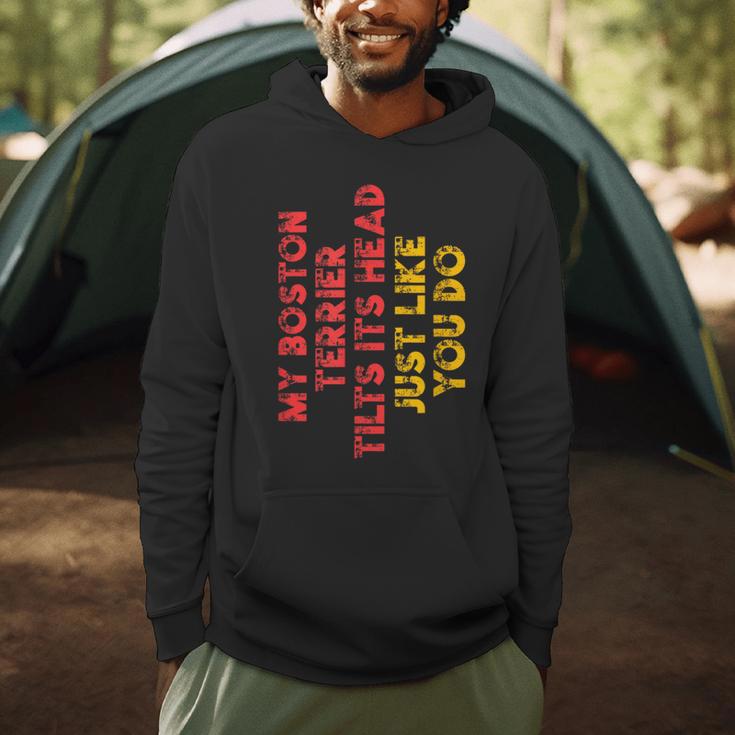 Boston Terrier Mom Dad Dog Lover Owner Women Men Men Hoodie, novelty gifts, funny gifts
