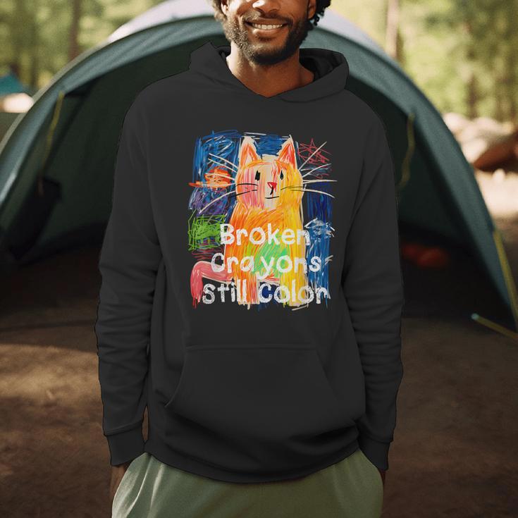 Broken Crayons Still Color Cat Teacher Men Hoodie, novelty gifts, funny gifts Broken Crayons Still Color Cat Teacher Men Hoodie, novelty gifts, funny gifts
