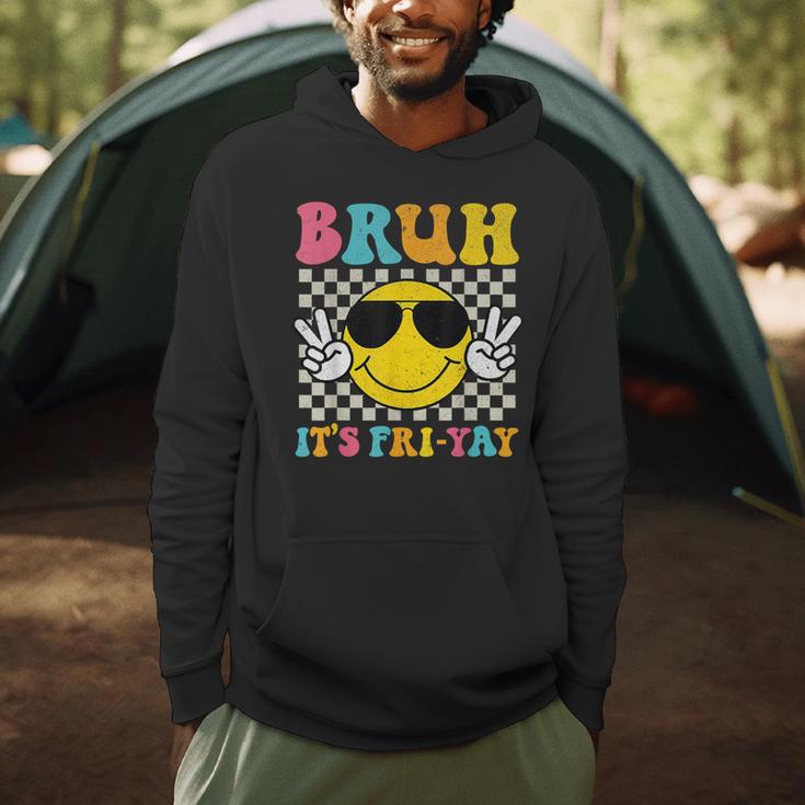 Bruh It's Fri-Yay Friday Weekend Smile Face Teacher Student Men Hoodie, novelty gifts, funny gifts Bruh It's Fri-Yay Friday Weekend Smile Face Teacher Student Men Hoodie, novelty gifts, funny gifts
