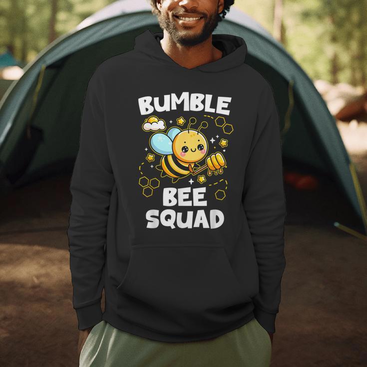 Bumble Bee Squad Honey Bumblebee Teacher Team Group Men Hoodie, novelty gifts, funny gifts