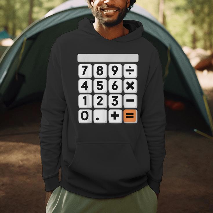 Calculator Easy Halloween Costume For Math Teacher Men Hoodie, novelty gifts, funny gifts