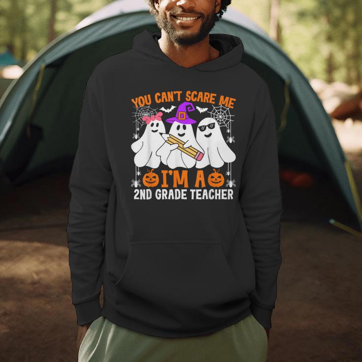 You Can't Scare Me I'm A 2nd Grade Teacher Halloween Men Hoodie, novelty gifts, funny gifts