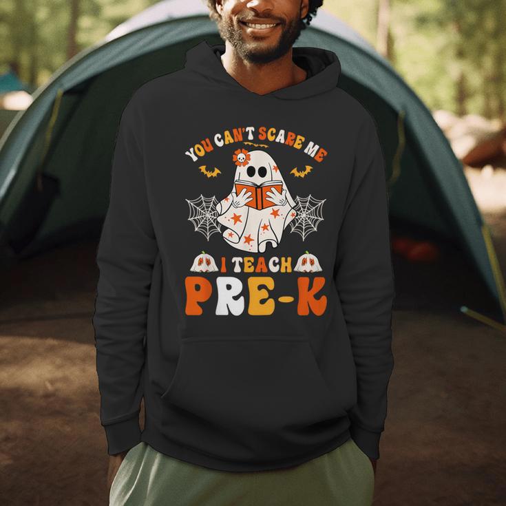 You Cant Scare Me I Teach Pre-K Teacher Halloween Men Hoodie, novelty gifts, funny gifts