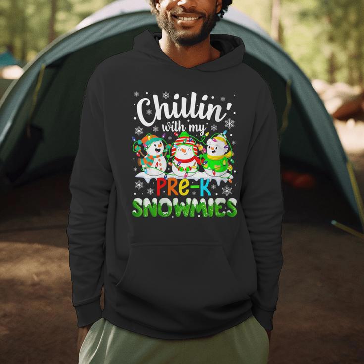Chillin With My Pre-K Snowmies Christmas Teacher Xmas Men Hoodie, novelty gifts, funny gifts Chillin With My Pre-K Snowmies Christmas Teacher Xmas Men Hoodie, novelty gifts, funny gifts