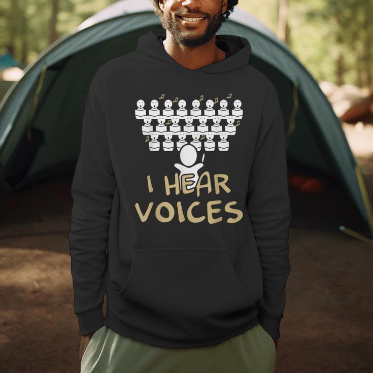 Choir Teacher Shirt I Hear Voices Chorister Tee Men Hoodie, novelty gifts, funny gifts